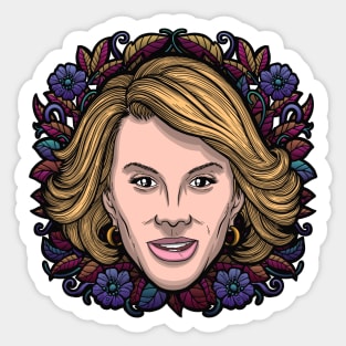 Joan Rivers (Flowered) Sticker